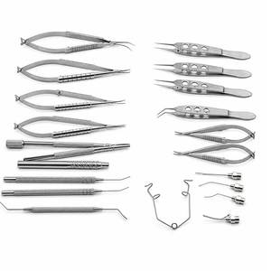 Juego de instrumentos para cirugía de cataratas, 21 piezas, herramientas quirúrgicas oftálmicas con estuche de almacenamiento - Product Image 1