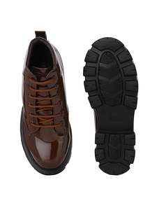 Bottes en cuir noires pour hommes, élégantes et robustes, confortables, décontractées, faites à la main, avec motif alphabet et design classique - Product Image 6