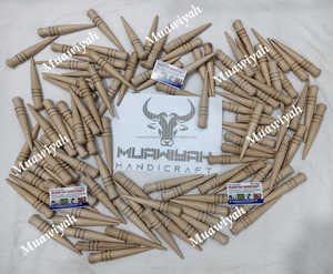 Pulidor de cuero de madera de haya natural y ecológico, forma redonda, accesorios para artesanía en cuero, suaviza las fibras del cuero - Product Image 5