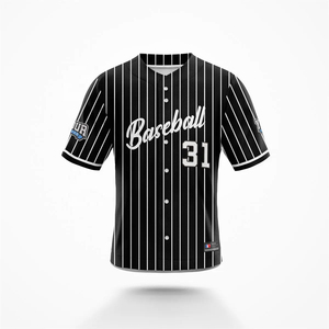 Maillot de baseball personnalisé en polyester pour filles, sublimation Canada-Amérique, maillot vierge personnalisable, séchage rapide, respirant - Product Image 5