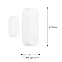 MOKOSMART S03D Sistema de Seguridad Inteligente para el Hogar, Impermeable, NRF52832 BLE 5.0, Sensor Magnético Inalámbrico para Puertas y Ventanas, Alcance de 150 m, para Hoteles