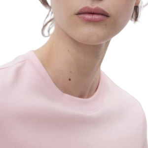 Camiseta Clásica de Cuello Redondo para Mujer, Manga Corta, Corte Regular, Estilo Casual Minimalista, Personalizable al por Mayor, de Algodón Jersey, Prenda Superior para Uso Diario - Product Image 6
