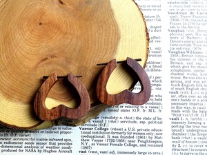 Pendientes de Madera en Forma de Lágrima con Acabado Liso, Hechos a Mano con Madera Natural para Accesorios de Joyería de Moda - Product Image 2