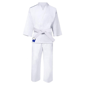 Martial Art Sports Karate Uniform 100% Cotton Customizable Unisex Kids Adult Kung Fu Judo Kickboxing Training Gear Gym - Product Image 1