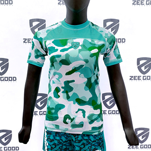 Maillot de bain une pièce pour femmes, manches courtes, rashguard pour la natation et le surf - Product Image 3