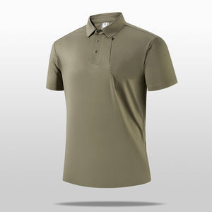 Camiseta Polo Deportiva de Manga Corta con Bolsillo y Tacto Refrescante, Personalizable con Bordado, Tejido de Punto, Secado Rápido, para Hombre, Venta al Por Mayor - Product Image 6