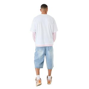 เสื้อถักแขนยาวสำหรับผู้ชาย, เสื้อฤดูร้อนแขนยาวแบบเรียบ2ข้างไซส์ใหญ่พิเศษดีไซน์ใหม่ล่าสุด - Product Image 6