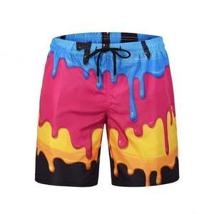 Men's Mid Waist Letter Embroidered Basketball Shorts Quick Dry Breathable Anti-Wrinkle Elastic Polyester/Cotton Customizable <b>Hip</b> - Product Image 1