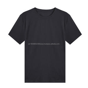 T-shirt pour homme à manches courtes, couleur unie, séchage rapide, personnalisable OEM, vente en gros sur place - Product Image 3