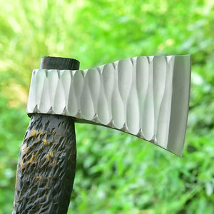 Burraq Hacha de Corte Tomahawk de Acero al Carbono Hecha a Mano de 19 Pulgadas con Mango de Palisandro, para Uso Industrial y Exterior, Regalo del Día del Padre - Product Image 6