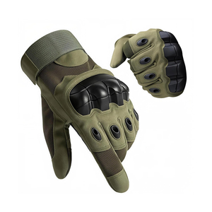 Guantes de Motocicleta de Cuero Resistentes al Viento, Protección Completa para los Dedos y la Palma, Unisex, para Deportes al Aire Libre, Guantes de Motocicleta Resistentes - Product Image 2