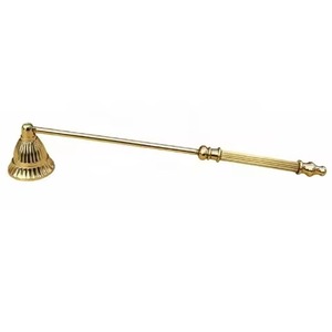 Sleek Finish Metal <b>Candle</b> Snuffer Long Handle <b>Candle</b> Extinguisher Tool Stylish <b>Wick</b> Dipper Home Decor Accent - Product Image 2