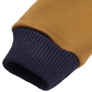 Sweat-shirts pour hommes de haute qualité, streetwear, séchage rapide, 100% coton, respirant, écologique, avec poche, grande taille, couleur unie, OEM personnalisé - Product Image 4