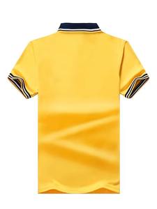 Polo de Golf Vintage para Hombre de Alta Calidad al por Mayor, Manga Corta, Tejido de Punto, Spandex, Poliéster, Antiarrugas - Product Image 2