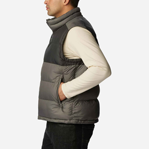 Chaleco Acolchado Reversible Personalizado de Fábrica al por Mayor, Chaleco de Invierno sin Mangas con Cremallera para Hombre, Chalecos Acolchados 100% Poliéster - Product Image 4