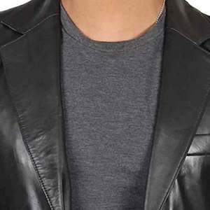 Services OEM, veste en cuir pour homme de haute qualité avec logo personnalisé, nouveau design, veste d'hiver en cuir pour homme, fabriquée au Pakistan - Product Image 4