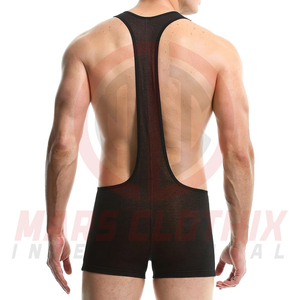 Ropa Deportiva Sublimada con Logotipo Personalizado, Singletes de Lucha Libre, Fabricación Profesional, Singletes de Lucha Libre sin Mangas de la Mejor Calidad - Product Image 4