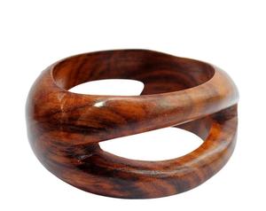 Bracelets en bois naturel faits à la main pour femmes, bracelets en bois poli lisse, bijoux parfaits pour les mariages, les festivals et les soirées - Product Image 4