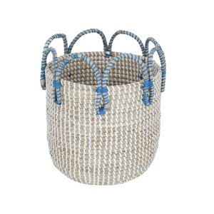 Panier de rangement en jonc de mer naturel tressé, best-seller, pour salle de bain, idéal pour les couvertures, en provenance du Vietnam - Product Image 2