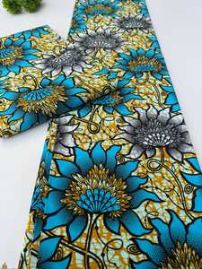 Tela de Algodón con Estampado Africano de Botswana, Diseño Vibrante y Asequible para Ropa de Mujer y Bodas - Product Image 3