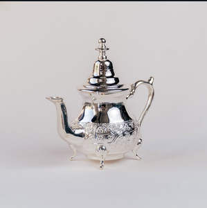 Wholesale Moroccan Metal <b>Teapot</b> High Quality with Silver Finish - Product Image 1