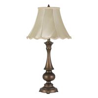 Lampe de table décorative en métal haut de gamme avec abat-jour à motif floral et élégant centre en verre