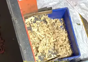 Trituradora de ramas de árboles de primera calidad, de doble eje, eléctrica, semiautomática, para residuos orgánicos. - Product Image 6