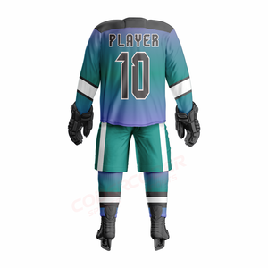 Uniforme de hockey sur glace en gros 2026, personnalisé avec logo d'équipe brodé, nom et numéro, vêtements de sport, fabricant OEM, fournisseur, usine - Product Image 2
