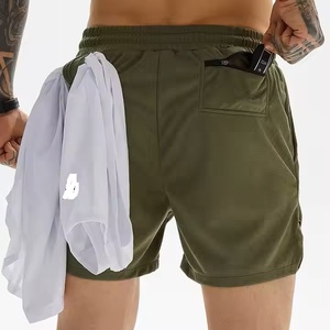 Pantalones Cortos Deportivos Casuales de Verano Hechos a Medida para Hombre, con 2 Bolsillos, para Gimnasio y Running, de Spandex/Algodón, de Secado Rápido y Transpirables - Product Image 2