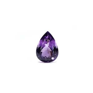 Faceted Pear Amethyst Loose Gemstone 22.75 Carat for Fine Jewelry - Product Image 1