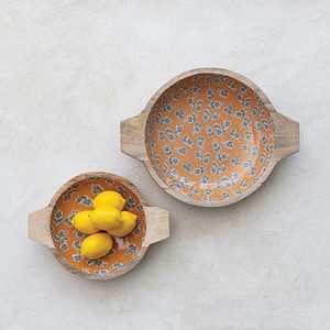 Bol en émail d'aspect artisanal, apportant une touche d'artisanat charmante à la table - Product Image 2