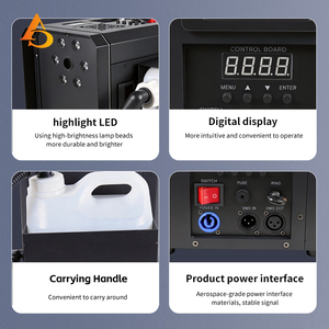 เครื่องพ่นควันแนวตั้ง 3000W พร้อมไฟ LED ควบคุมด้วยรีโมท สำหรับงานอีเว้นท์ สร้างเอฟเฟกต์แสงสี - Product Image 3