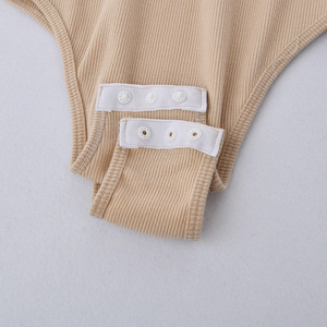 Nuova Collezione 2026: <span class=keywords><strong>Body</strong></span> da <span class=keywords><strong>Donna</strong></span> Sexy in Cotone a Costine a Maniche Lunghe, Stile Europeo-Americano - Product Image 6