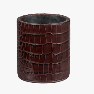 Leather Pen Holders Leather Pen Holder, Brown Pencil Holder, Desktop Elegant Pen Holder for Desk, Stationery Organizer - Product Image 6