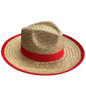 Premium Mexican Sombrero <b>Straw</b> <b>Hat</b> Wide Brim Vietnam <b>Straw</b> Material For Summer Beach Party Festival Costume And Decor - Product Image 1