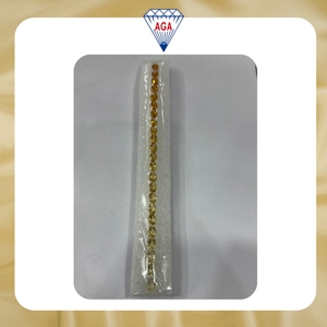 Ensemble exclusif de 23 pierres précieuses en citrine jaune naturelle, taille ovale, 25,14 carats, 6x8mm, provenant de Madagascar, pour bracelet tennis et bijoux - Product Image 2