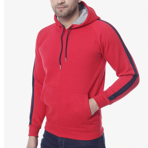 Sweat à capuche pour homme haut de gamme personnalisé avec logo, mélange polyester/coton, polaire épais, séchage rapide, respirant, hiver - Product Image 3