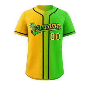 Maillot de baseball pour homme - Respirant, grande taille, en mesh, anti-humidité et protection UV pour les sports de plein air et les entraînements estivaux - Product Image 3