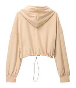 Sweat à capuche contemporain pour femme, tissu de qualité supérieure, logo personnalisé, fabrication OEM ODM, fournisseur en gros - Product Image 4
