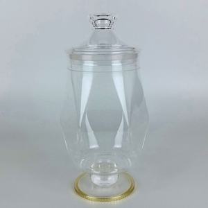 Recipiente de almacenamiento de alimentos redondo moderno de plástico acrílico transparente JACK WORTH con tapa hermética - Product Image 4