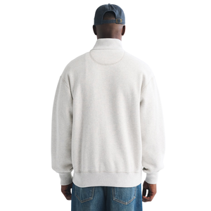 Custom <b>Men</b> <b>White</b> Full Zip <b>Sweatshirt</b> Jacket Prime Streetwear Track Top OEM Private Label Apparel Manufacturer Wholesale Supplier - Product Image 4
