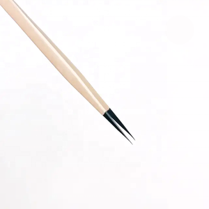 ตัวอย่างฟรีโลโก้ที่กําหนดเองสีเปลือยต่อขนตาแหนบปลายเส้นใย OEM ฉลากส่วนตัวและแหนบขนตาเพิ่มปริมาณ - Product Image 5