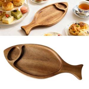 Modern Customized Wooden Serving <b>Tray</b> Platter Natural Wood Food Serving Board Kitchen Dining Table <b>Tray</b> for <b>Snacks</b> Fruits 20pcs - Product Image 2