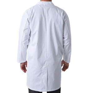 Blouse de laboratoire unisexe blanche de qualité supérieure, uniforme en coton et polyester, blouses de laboratoire longues en coton et polyester - Product Image 2
