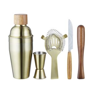 Juego de Herramientas de Bar de Metal Resistente, Calidad Profesional, Diseño Moderno y Ecológico, Equipo para Mezclar Cócteles para Bares, Pubs, Clubes y Locales Concurridos - Product Image 6