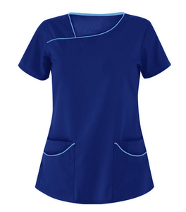 Wholesale Unisex Hospital Staff Nurses Uniforms Long Work Scrubs and Suits 100% Cotton Anti-Wrinkle for Medical Staff - Product Image 6