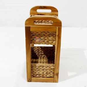 Artex Dong Thap Factory Natural Handicraft <b>Cabinet</b> Storage Eco Friendly Water Hyacinth <b>Crafts</b> Office Furniture - Product Image 2