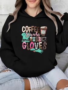 Sudaderas Extra Grandes para Mujer con Logotipo Bordado Personalizado, Sudaderas Lisas de Gran Peso - Product Image 3