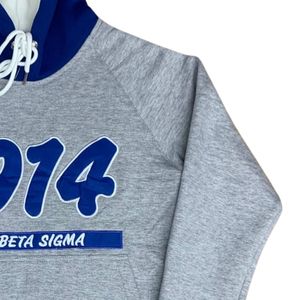 Sudadera con Capucha Gris Phi Beta Sigma 1914 para Hombre, Ajuste Cómodo, Tela Premium, Ropa de Fraternidad Griega, Uso Casual - Product Image 5