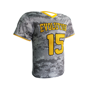 Jersey de Lacrosse Personalizado de Élite, Uniforme Profesional para Equipos, Sublimado, Transpirable, con Malla que Absorbe la Humedad, Jersey con Costuras de Tela Twill - Product Image 3